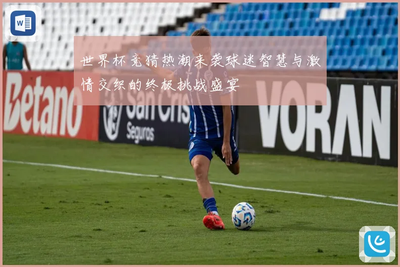 世界杯竞猜热潮来袭球迷智慧与激情交织的终极挑战盛宴